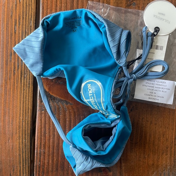 TULAROSA ❤️‍🔥 IMANI BOTTOMS NWT IN ARCTIC BLUE SIZE MEDIUM - Picture 9 of 12